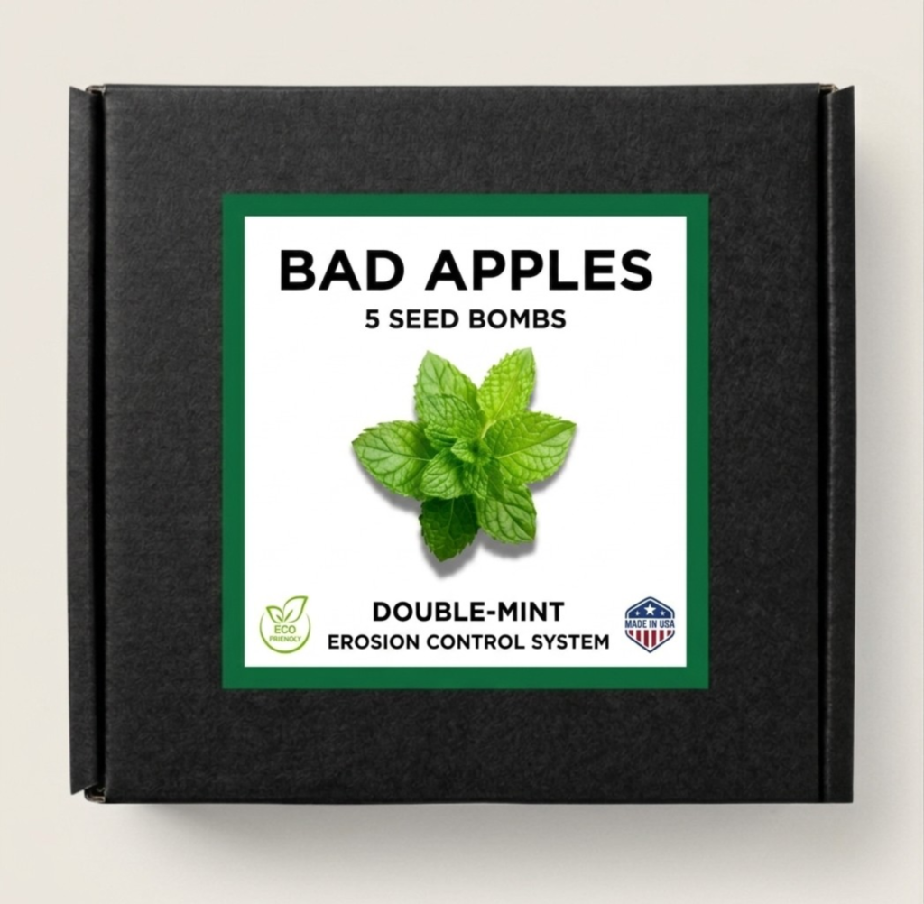 Double mint seed bombs